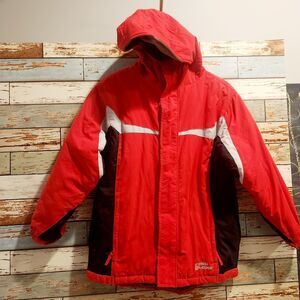Vintage Red Ledge Insulated Youth Winter Jacket Ski Snowboard Waterproof